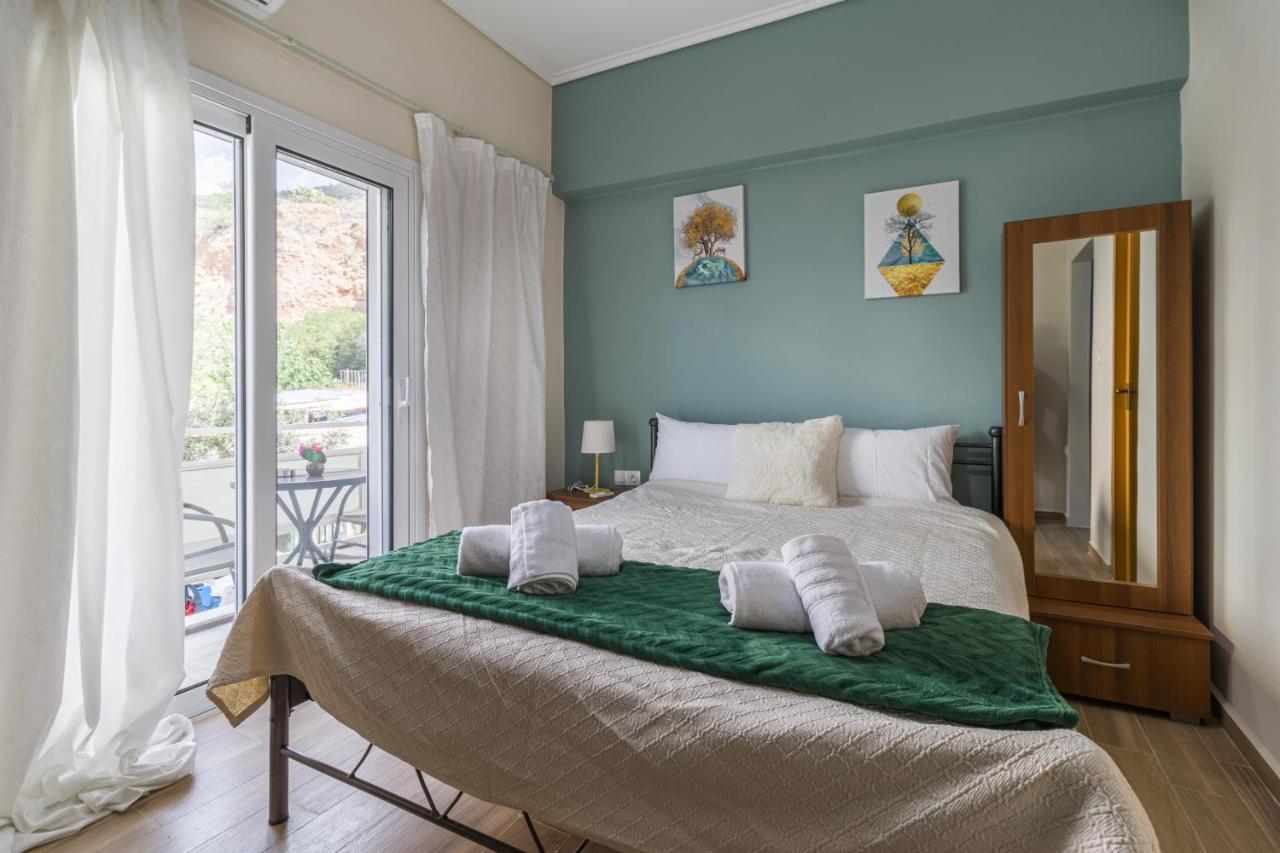 Apartament Couples Retreat, Fully Equipped Studio/ Loutraki Beach Zewnętrze zdjęcie